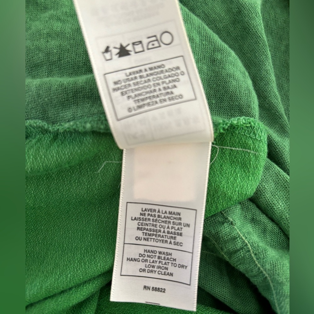 Max Studio  Stretch Linen Top - Picture 9 of 9